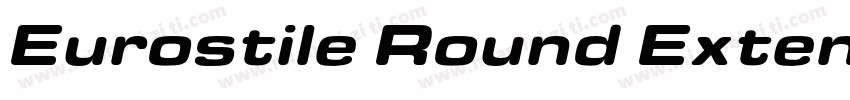 Eurostile Round Extended字体转换